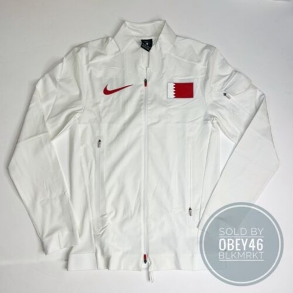 Nike Bahrain International Team Pro Elite Jacket CI6367-100 Mens Sz XS